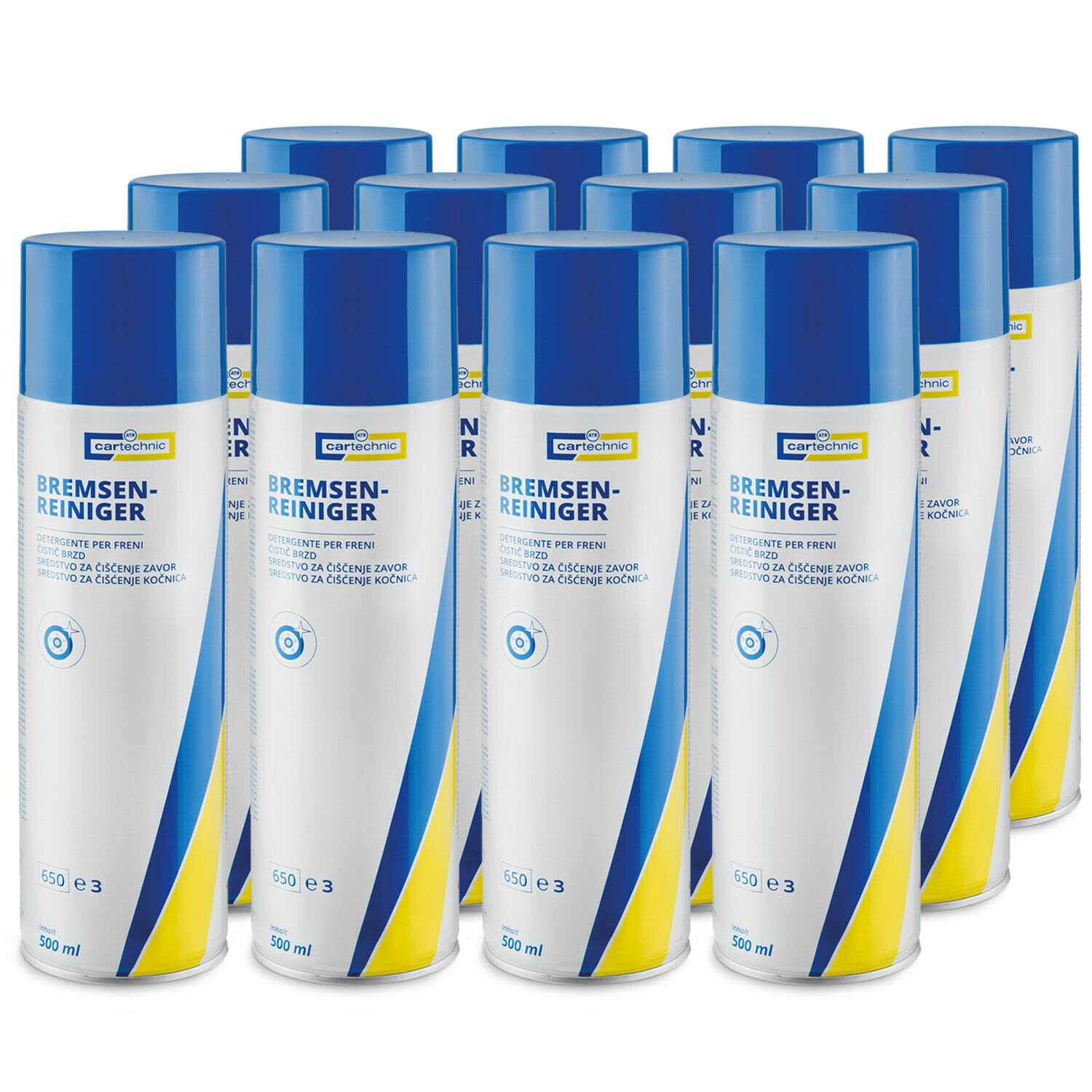 12x 500ml Spraydose BREMSENREINIGER VON CARTECHNIC 12x 500ml Spraydose BREMSENREINIGER VON CARTECHNIC von detailzone