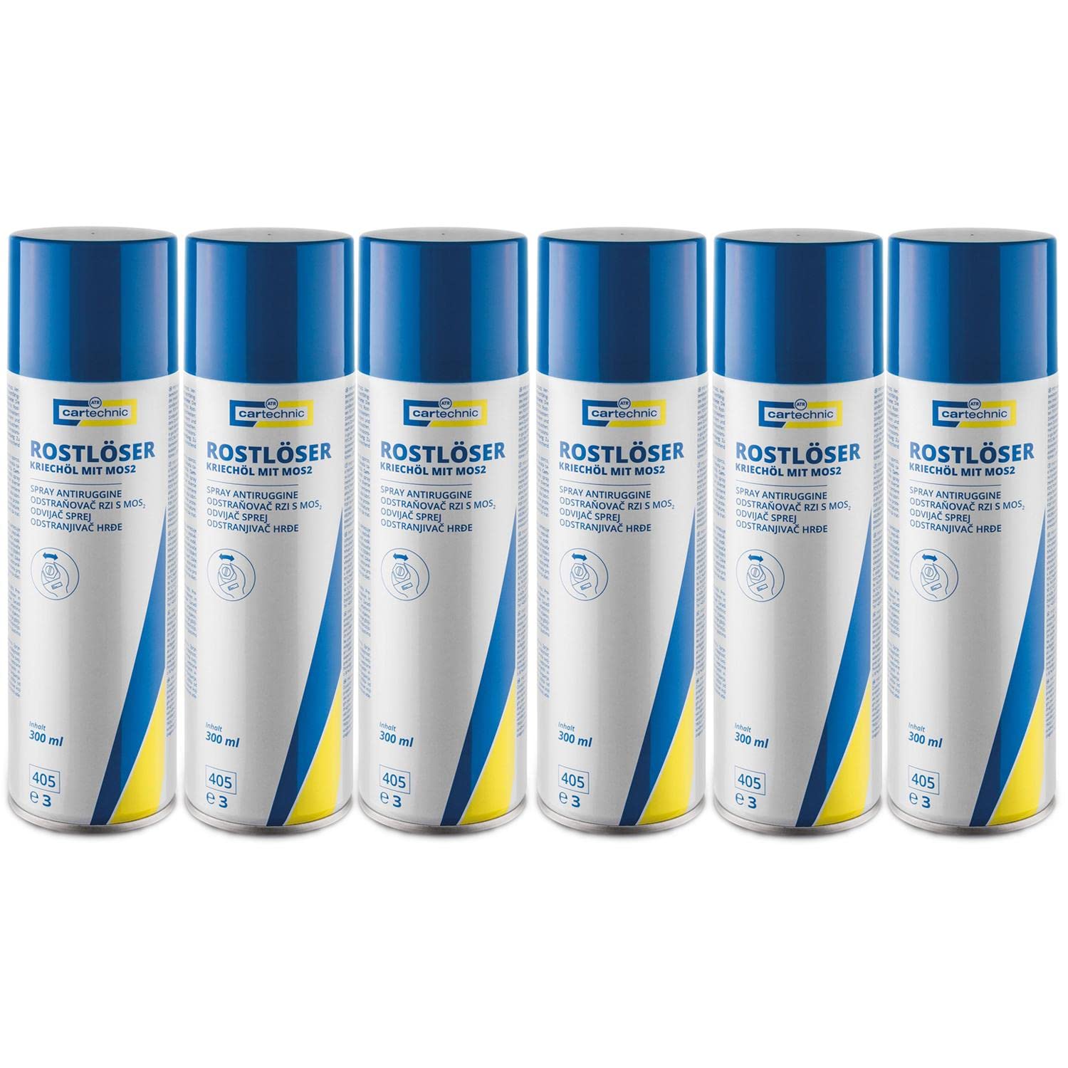 CARTECHNIC 6X Rostlöser Rostentferner Entroster Anti-Rost Kriechöl mit MOS2 300 ml CARTECHNIC 6X Rostlöser Rostentferner Entroster Anti-Rost Kriechöl mit MOS2 300 ml von CARTECHNIC