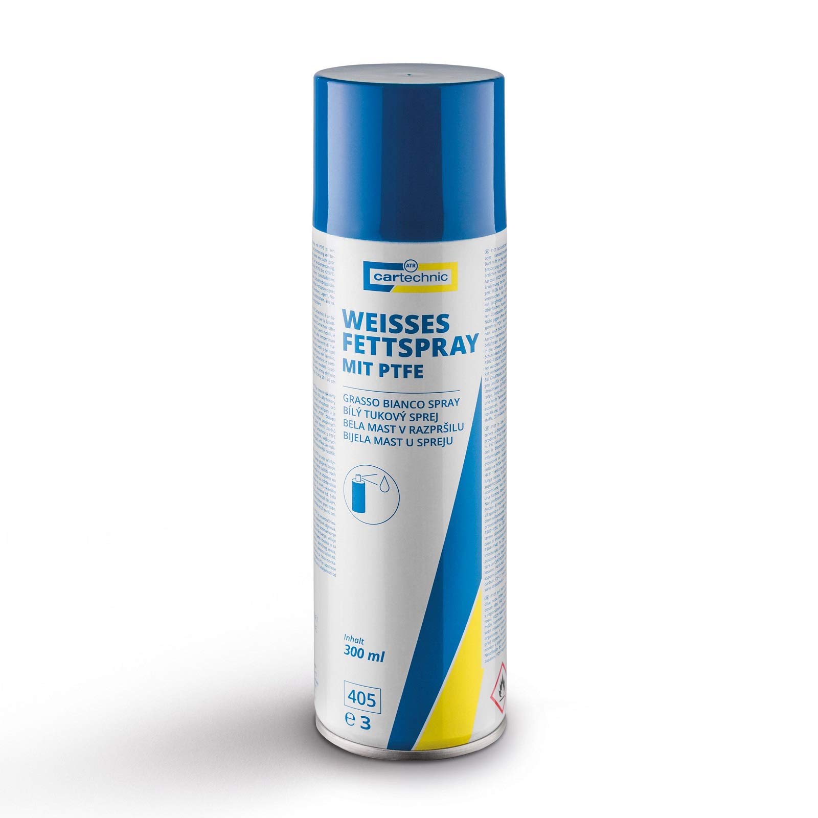Cartechnik Weißes Fettspray mit PTFE-Kunststoff und Rostschutz-Additiven. 300 ml, Weiß Cartechnik Weißes Fettspray mit PTFE-Kunststoff und Rostschutz-Additiven. 300 ml, Weiß von Cartechnic