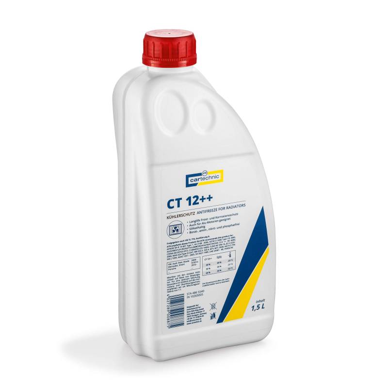 FROSTSCHUTZ CT 12++ 1.5L - 530.00.25 - Cartechnic Kühlerfrostschutz CT 12++ von SOOMFON