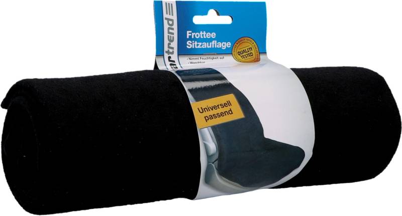 Cartrend 10048 Frottee Sport-Sitzauflage schwarz von cartrend