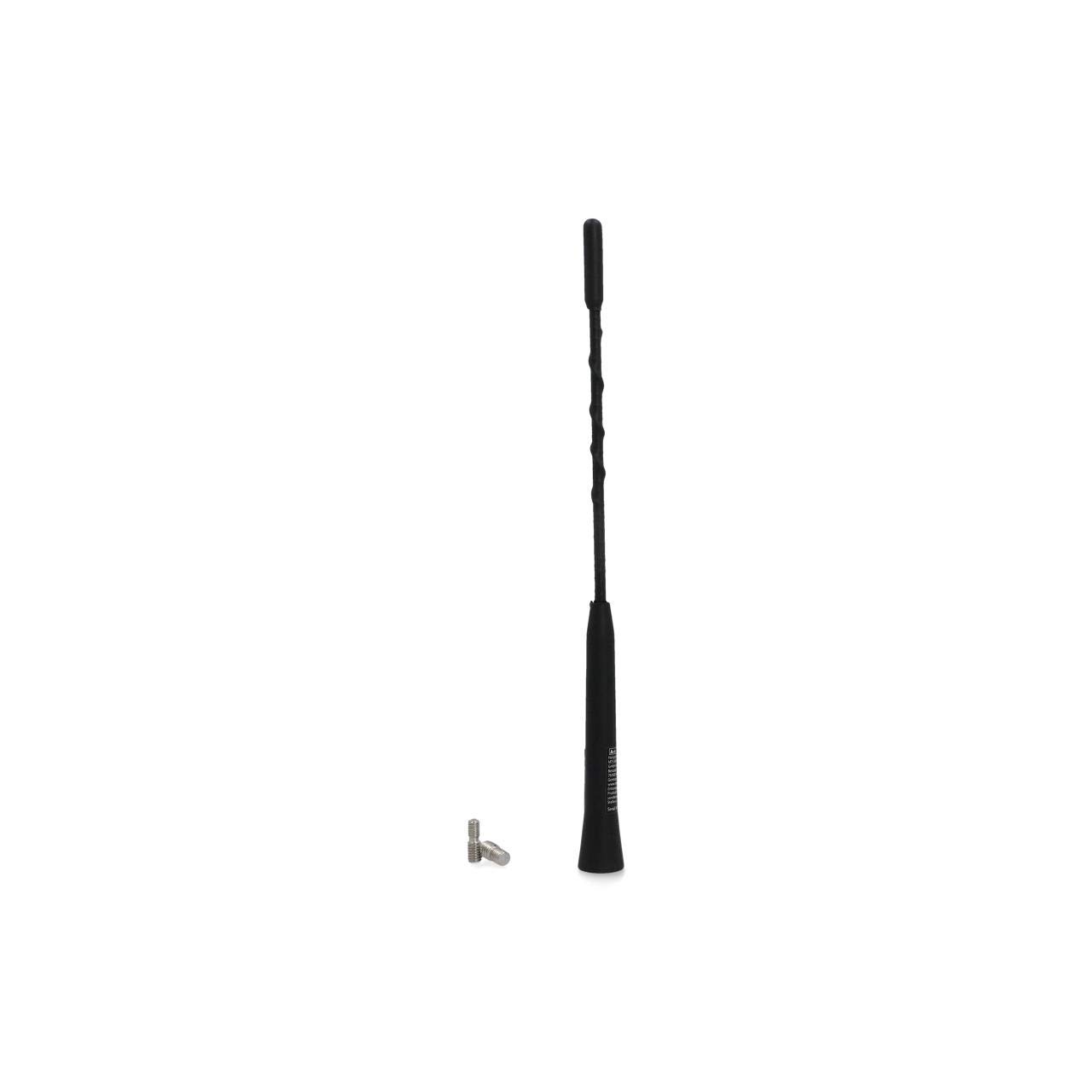 Cartrend 10506 Universal Kurzstab-Dachantenne Autoantennen-Adapter Autoradio 23 cm Antennenstab Tuning Auto Antenne schwarz von cartrend