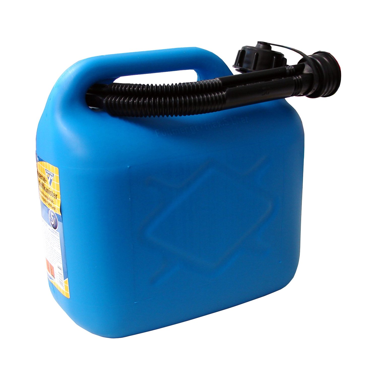 Cartrend 2910503 Kraftstoffkanister, PVC, UN-Zulassung, Blau, 5 Liter von cartrend