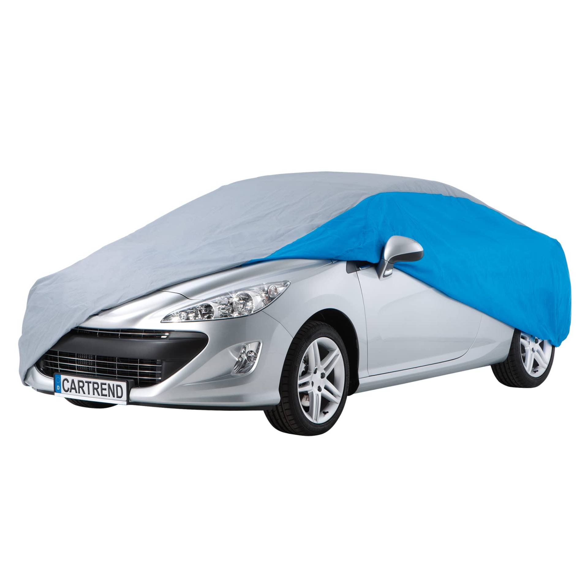 cartrend Vollgarage Vlies Größe M, wasserabweisend, Stoffgarage Autoplane Autobezug Autoabdeckung Auto Abdeckplane KFZ, Blau cartrend Vollgarage Vlies Größe M, wasserabweisend, Stoffgarage Autoplane Autobezug Autoabdeckung Auto Abdeckplane KFZ, Blau von cartrend