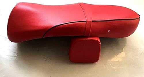 Sitz Sitzbank mit Rückenlehne rot Retro Roller Benzhou Znen Yiying Yiben NOVA von Casabike