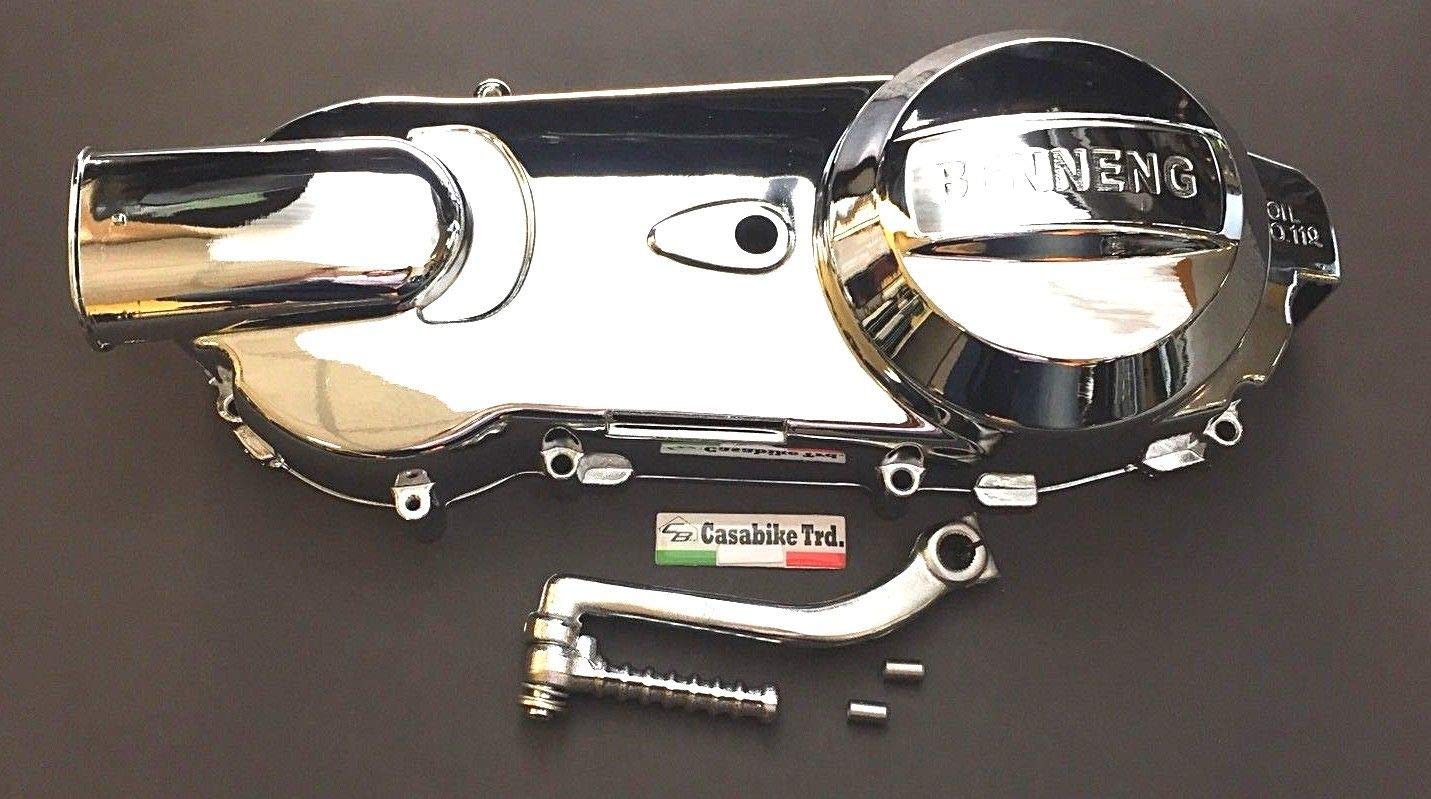 Variomatikdeckel & Hebel VERCHROMT 125ccm 4Takt 10 Zoll Roller Motorroller Retro Variomatikdeckel & Hebel VERCHROMT 125ccm 4Takt 10 Zoll Roller Motorroller Retro von Casabike