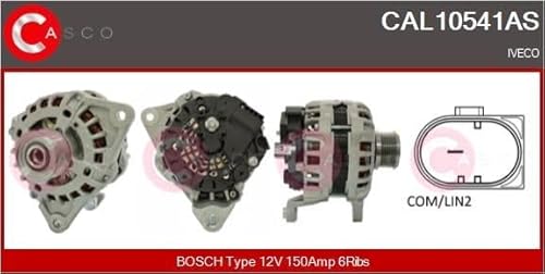 CASCO CAL10541AS Lichtmaschine Iveco CASCO CAL10541AS Lichtmaschine Iveco von Casco