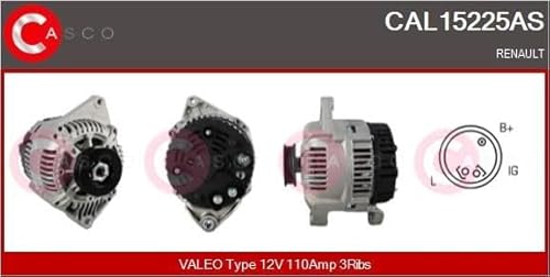CASCO CAL15225AS Lichtmaschine Renault von Casco