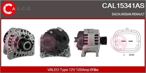 CASCO CAL15341AS Lichtmaschine Renault CASCO CAL15341AS Lichtmaschine Renault von Casco