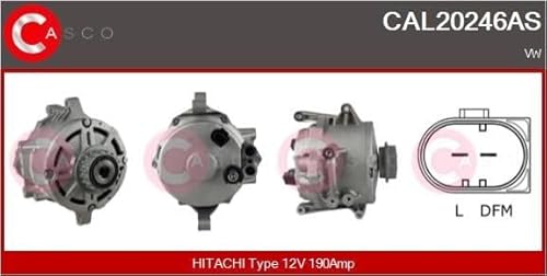 CASCO CAL20246AS Lichtmaschine VW von Casco