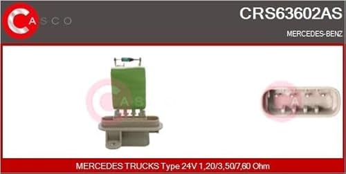 CASCO CRS63602AS Widerstand Lüfter Innenraum Mercedes Trucks von Casco