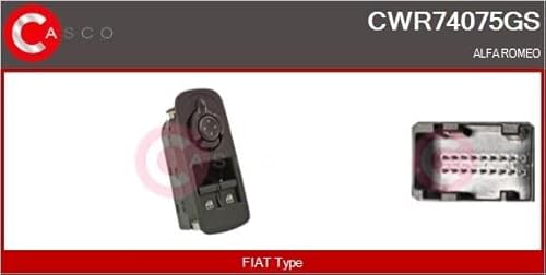 CASCO CWR74075GS Schalter Glasheber Fca von Casco