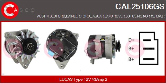 Generator Casco CAL25106GS Generator Casco CAL25106GS von Casco