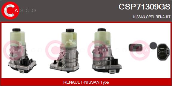 Hydraulikpumpe, Lenkung Casco CSP71309GS Hydraulikpumpe, Lenkung Casco CSP71309GS von Casco