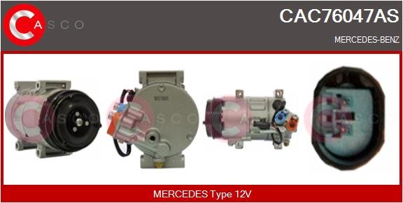 Kompressor, Klimaanlage Casco CAC76047AS von Casco