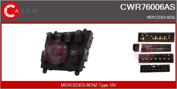 Schalter, Fensterheber Casco CWR76006AS Schalter, Fensterheber Casco CWR76006AS von Casco