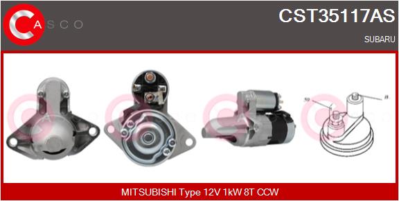 Starter Casco CST35117AS Starter Casco CST35117AS von Casco