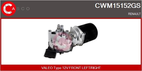 Wischermotor vorne Casco CWM15152GS von Casco