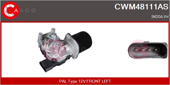 Wischermotor vorne Casco CWM48111AS von Casco