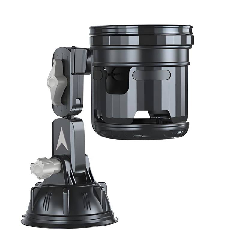 Casenly Multifunktionaler Getränkehalter Auto, Saugnapfhalter Auto Becherhalter, 2 in 1 Verstellbare Faltbarer Getränkehalter mit Zungenspatel für Boot Kajak Surfbrett Wohnmobil RV Truck von Casenly