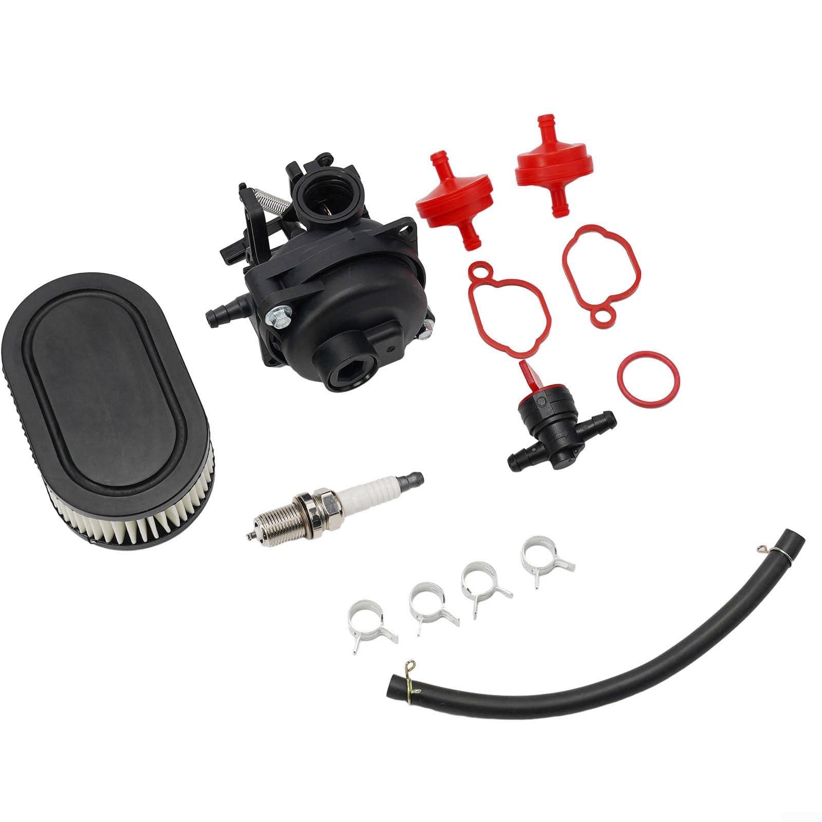 CashMuch 799584 Vergaser-Set, kompatibel mit Briggs Stratton 550E 550EX 625EX 675EX 725EXI 140cc 150cc Motoren für Troy-Bilt TB110 TB115 Rasenmäher CashMuch 799584 Vergaser-Set, kompatibel mit Briggs Stratton 550E 550EX 625EX 675EX 725EXI 140cc 150cc Motoren für Troy-Bilt TB110 TB115 Rasenmäher von CashMuch