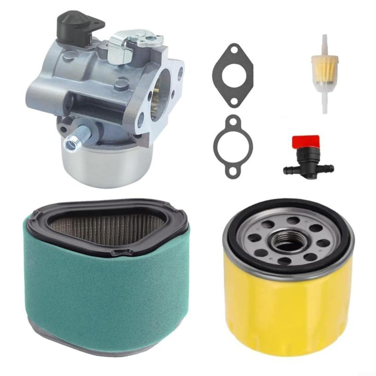 CashMuch CV15S Metallvergaser für 14 PS 13 PS 15 PS Motor CV13S CV13T CV14 Rasenmäher mit Luftfilter-Vorfilter-Set, Rasenmäher-Teile CashMuch CV15S Metallvergaser für 14 PS 13 PS 15 PS Motor CV13S CV13T CV14 Rasenmäher mit Luftfilter-Vorfilter-Set, Rasenmäher-Teile von CashMuch