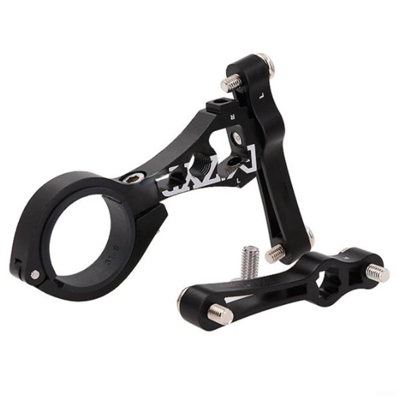 CashMuch Verstellbarer Fahrrad-Flaschenhalter-Adapter, leichte Aluminiumhalterung für Rennräder, Mountainbikes, Elektro-Kinderfahrräder (schwarz) von CashMuch