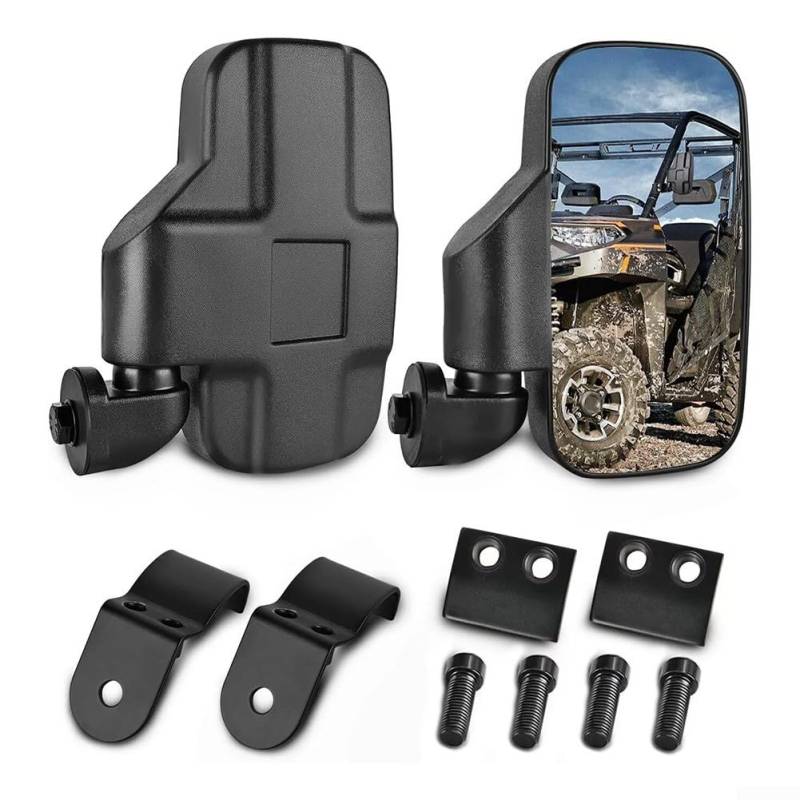 UTV Verstellbare Seitenspiegel passend für Polaris für Ranger570 für besseres Straßenbewusstsein von CashMuch