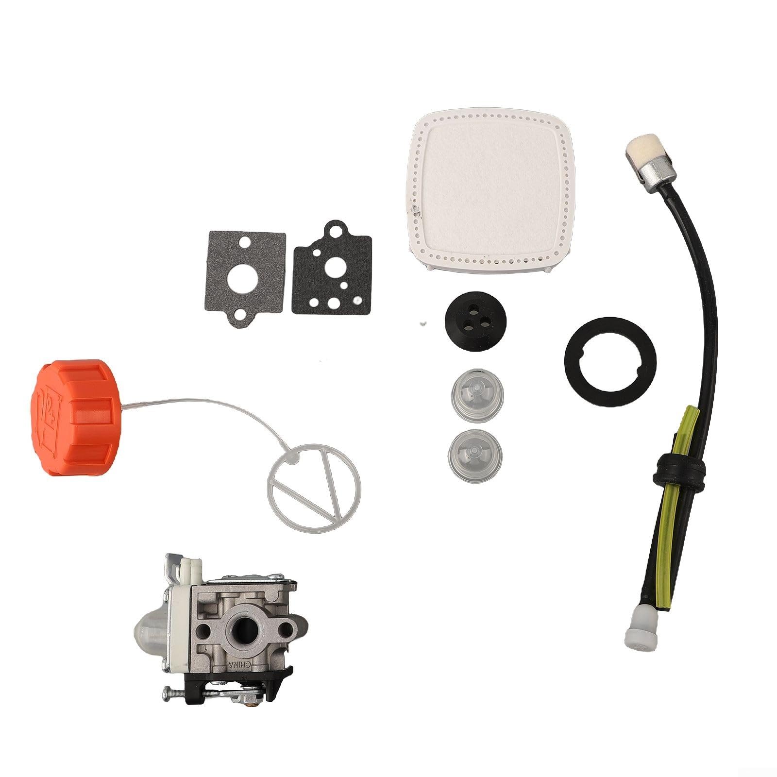 Vergaser-Upgrade-Kit für PB2520 Laubbläser, komplett mit Kraftstoffleitung, Luftfilter und Dichtung Vergaser-Upgrade-Kit für PB2520 Laubbläser, komplett mit Kraftstoffleitung, Luftfilter und Dichtung von CashMuch