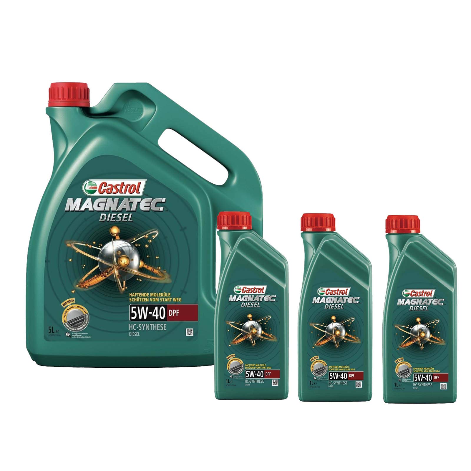 8L 8 Liter CASTROL Magnatec DIESEL DPF Motoröl Öl 5W40 dexos2 Ford WSS-M2C917-A von Castrol Bundle