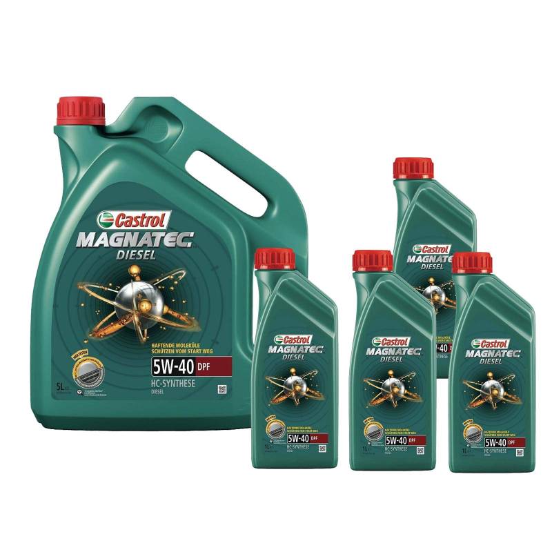 9L 9 Liter CASTROL Magnatec DIESEL DPF Motoröl Öl 5W40 dexos2 Ford WSS-M2C917-A von Castrol Bundle