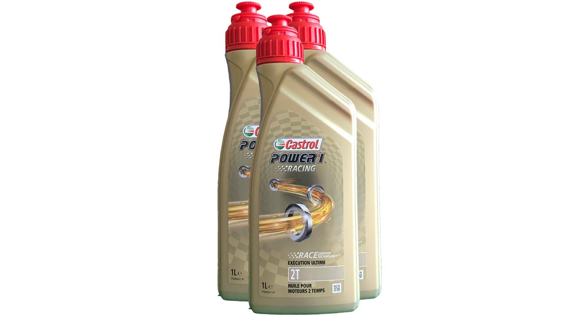 Castrol Power 1 Racing 2T Motorrad Motor, cas-2240–7176–3 – 3 x 1L = 3 Liter Castrol Power 1 Racing 2T Motorrad Motor, cas-2240–7176–3 – 3 x 1L = 3 Liter von Castrol Bundle