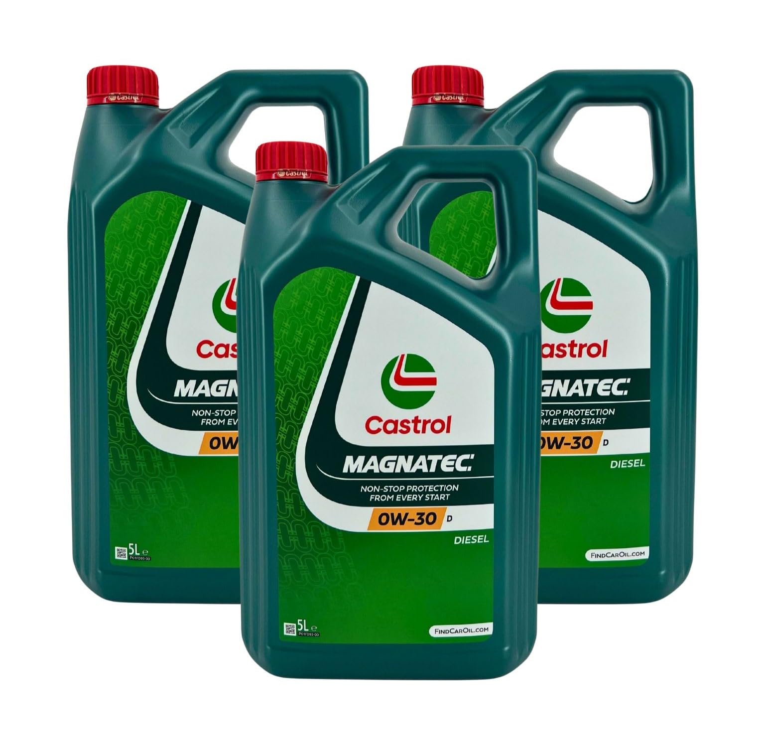 Motorenöl 0W-30 D Magnatec Stop Start [3x 5 L] von Castrol (SET159C6615L) Öl Schmierung Motorenöl von Castrol Bundle