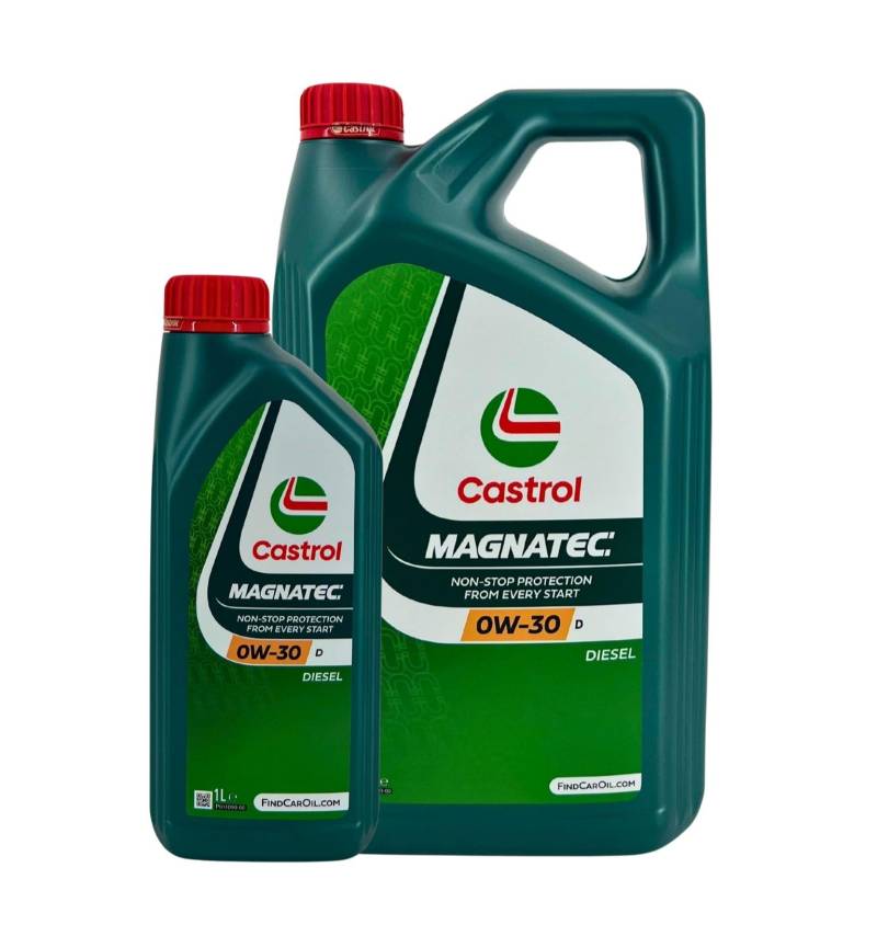 Motorenöl 0W-30 D Magnatec Stop Start [6 L] von Castrol (SET159C666L) Öl Schmierung Motorenöl von Castrol Bundle