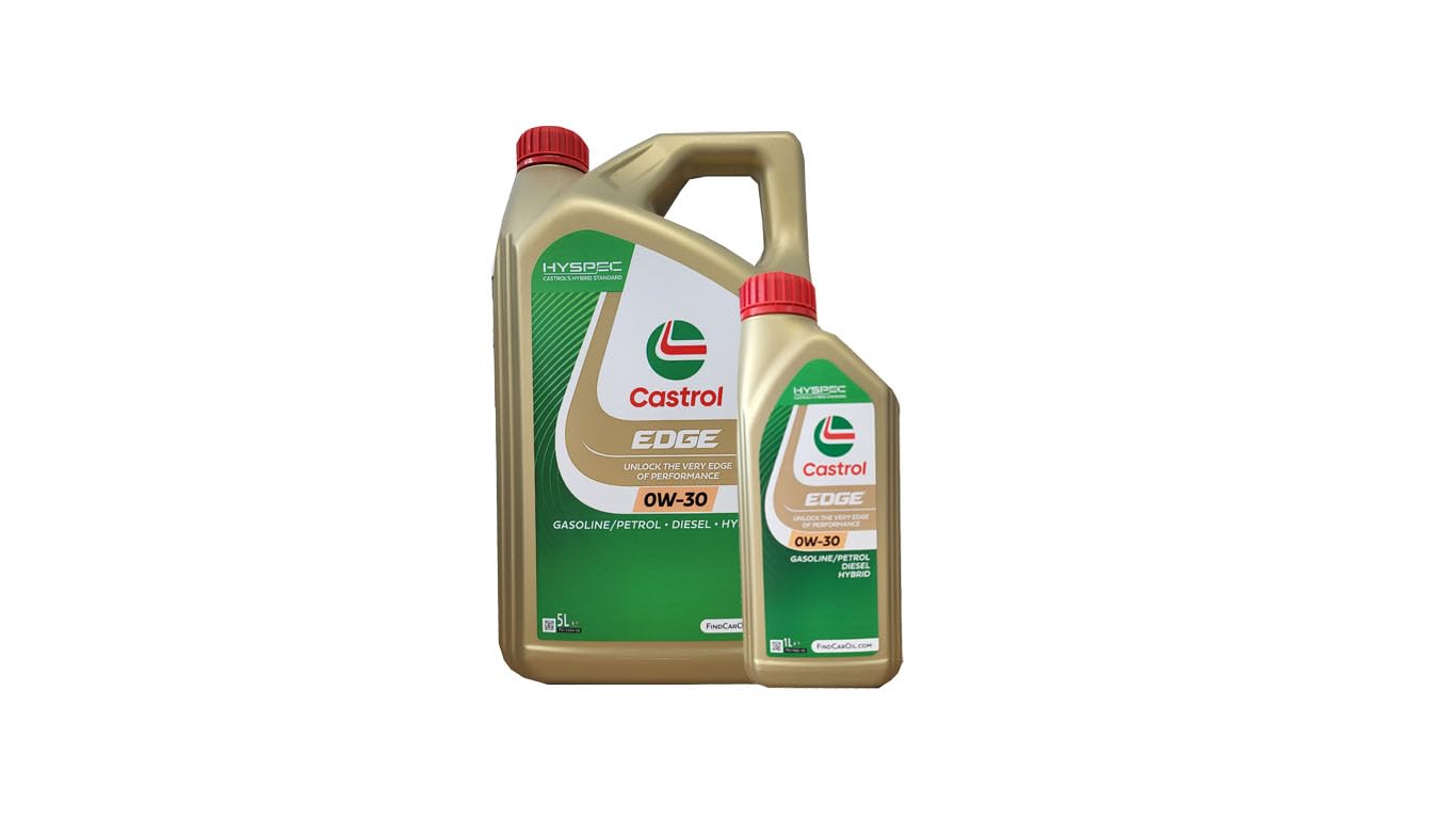 Motorenöl 0W-30 Edge Titanium FST [6 L] von Castrol (SET1533DD6L) Öl Schmierung Motorenöl von Castrol Bundle