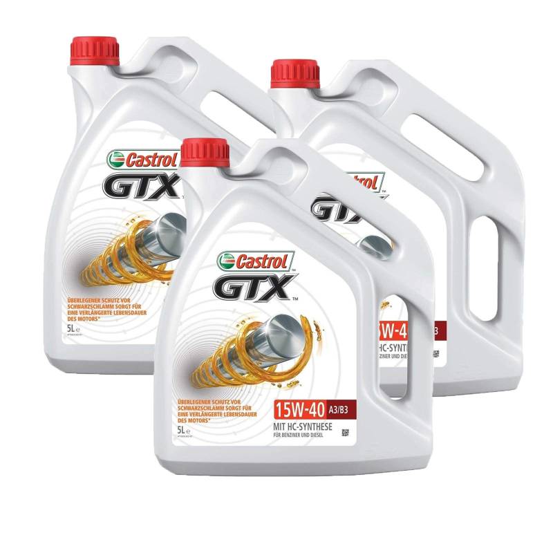 CASTROL 15 L GTX 15W-40 A3/B3 von Castrol Bundle