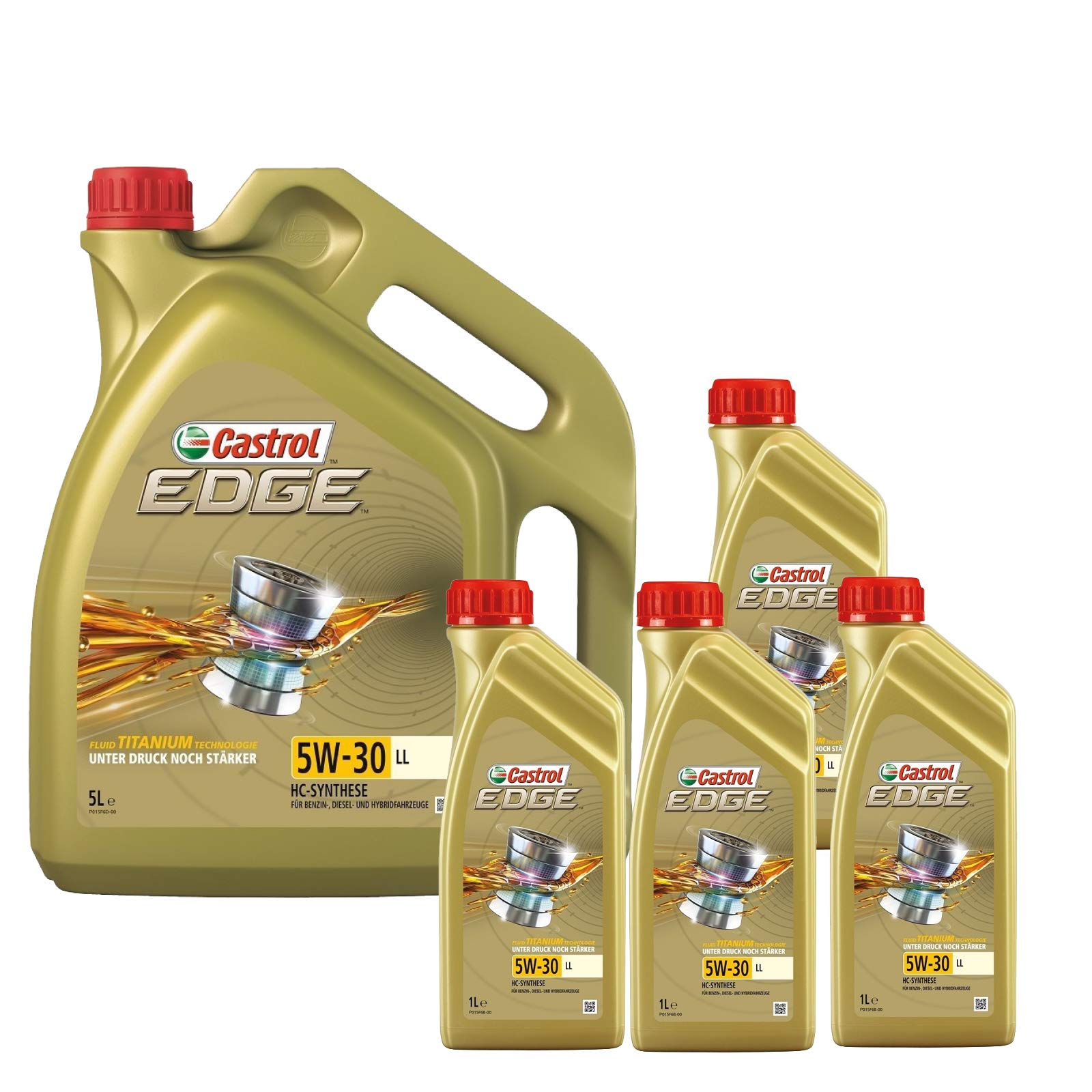 Motorenöl 5W-30 Edge Titanium C3 [9 L] von Castrol (SET1552FD9L) Öl Schmierung Motorenöl von Castrol Bundle