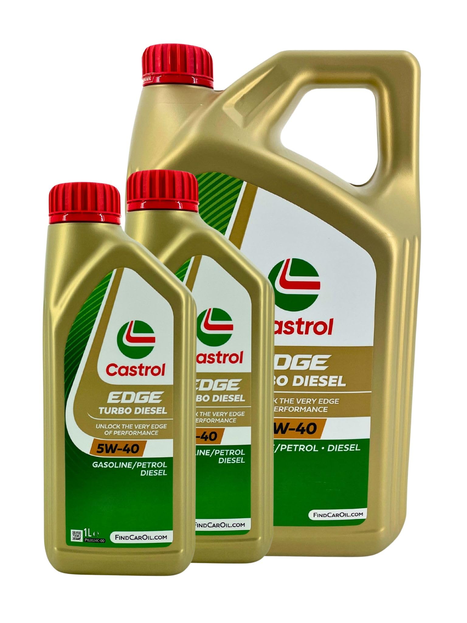 Motorenöl 5W-40 Edge Turbodiesel Titanium FST [7 L] von Castrol (SET1535BC7L) Öl Schmierung Motorenöl von Castrol Bundle