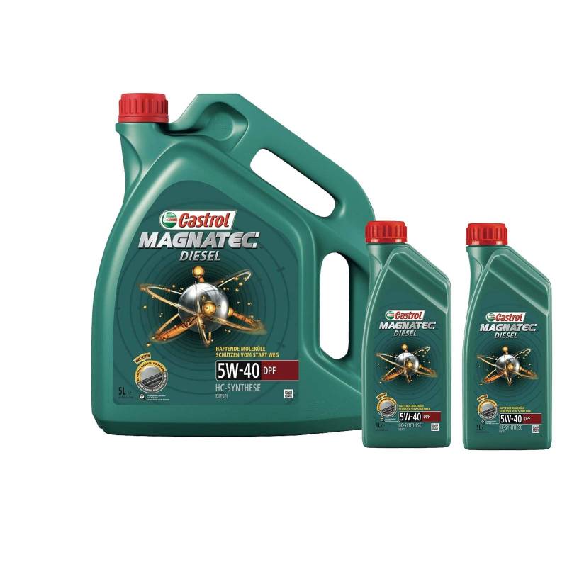 7L 7 Liter CASTROL Magnatec DIESEL DPF Motoröl Öl 5W40 dexos2 Ford WSS-M2C917-A von Castrol Bundle