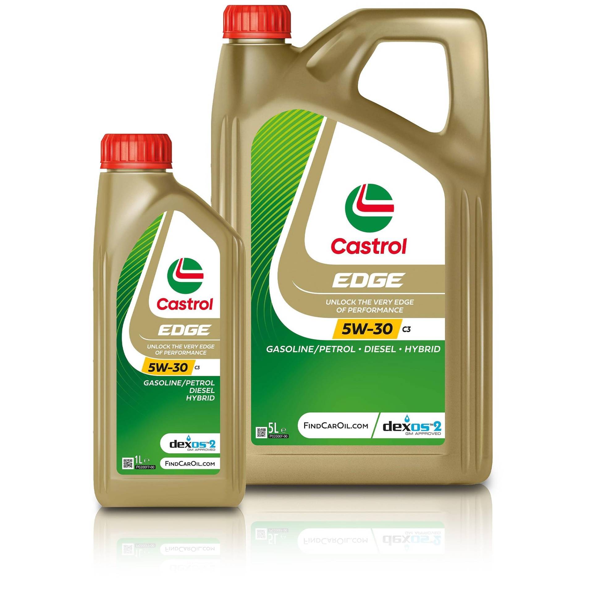 1 L + 5 L = 6 Liter Castrol Edge Fluid Titanium 5W-30 C3 Motoröl von Castrol