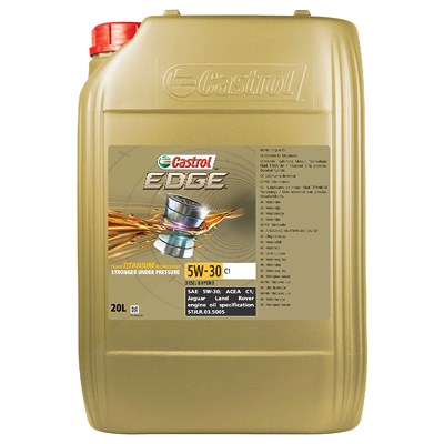 Castrol 20 L EDGE FLUID TITANIUM 5W-30 C1 [Hersteller-Nr. 15B944] von Castrol