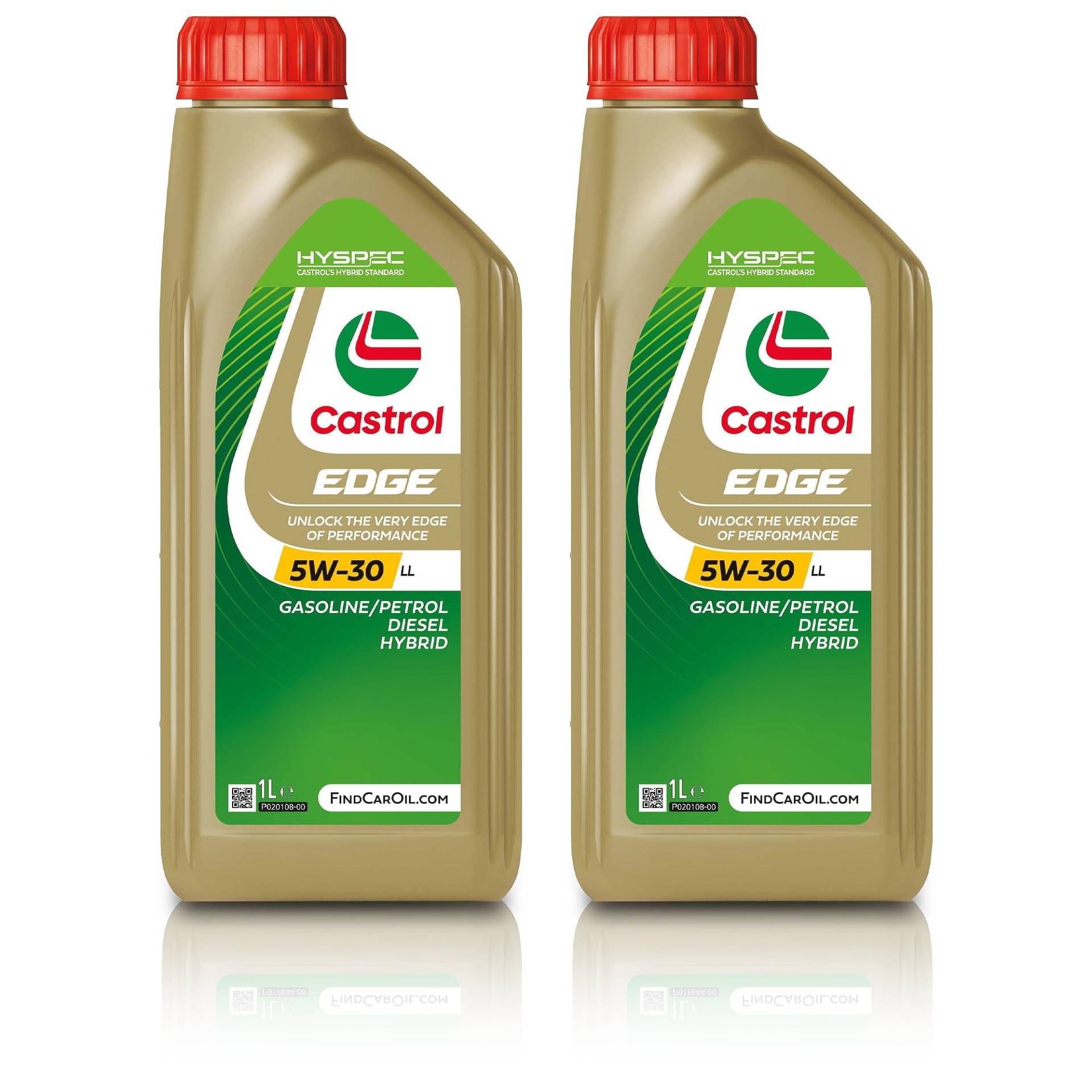 2x 1 L = 2 Liter Castrol Edge Fluid Titanium 5W-30 LL Motoröl 2x 1 L = 2 Liter Castrol Edge Fluid Titanium 5W-30 LL Motoröl von Castrol