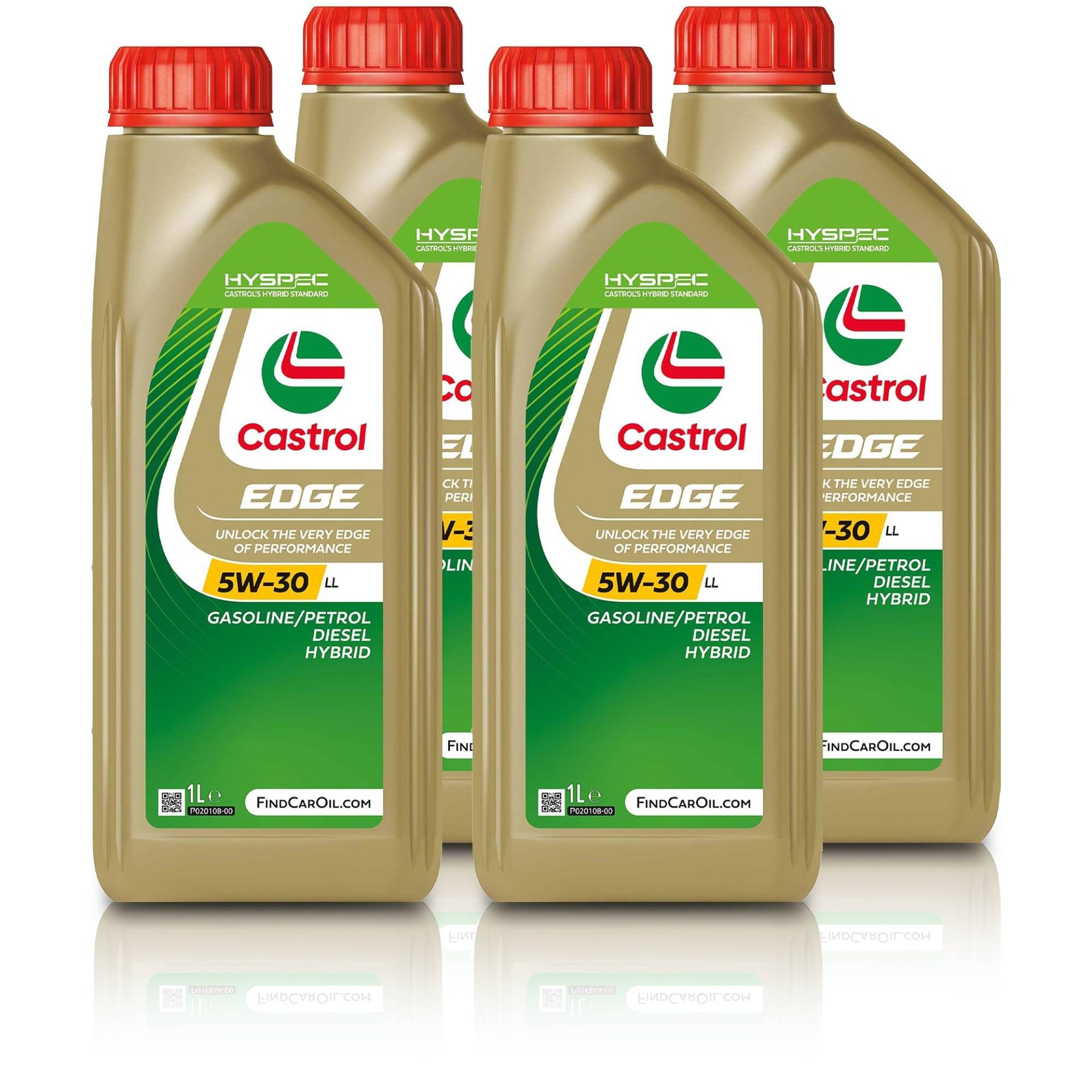 4x 1 L = 4 Liter Castrol Edge Fluid Titanium 5W-30 LL Motoröl 4x 1 L = 4 Liter Castrol Edge Fluid Titanium 5W-30 LL Motoröl von Castrol