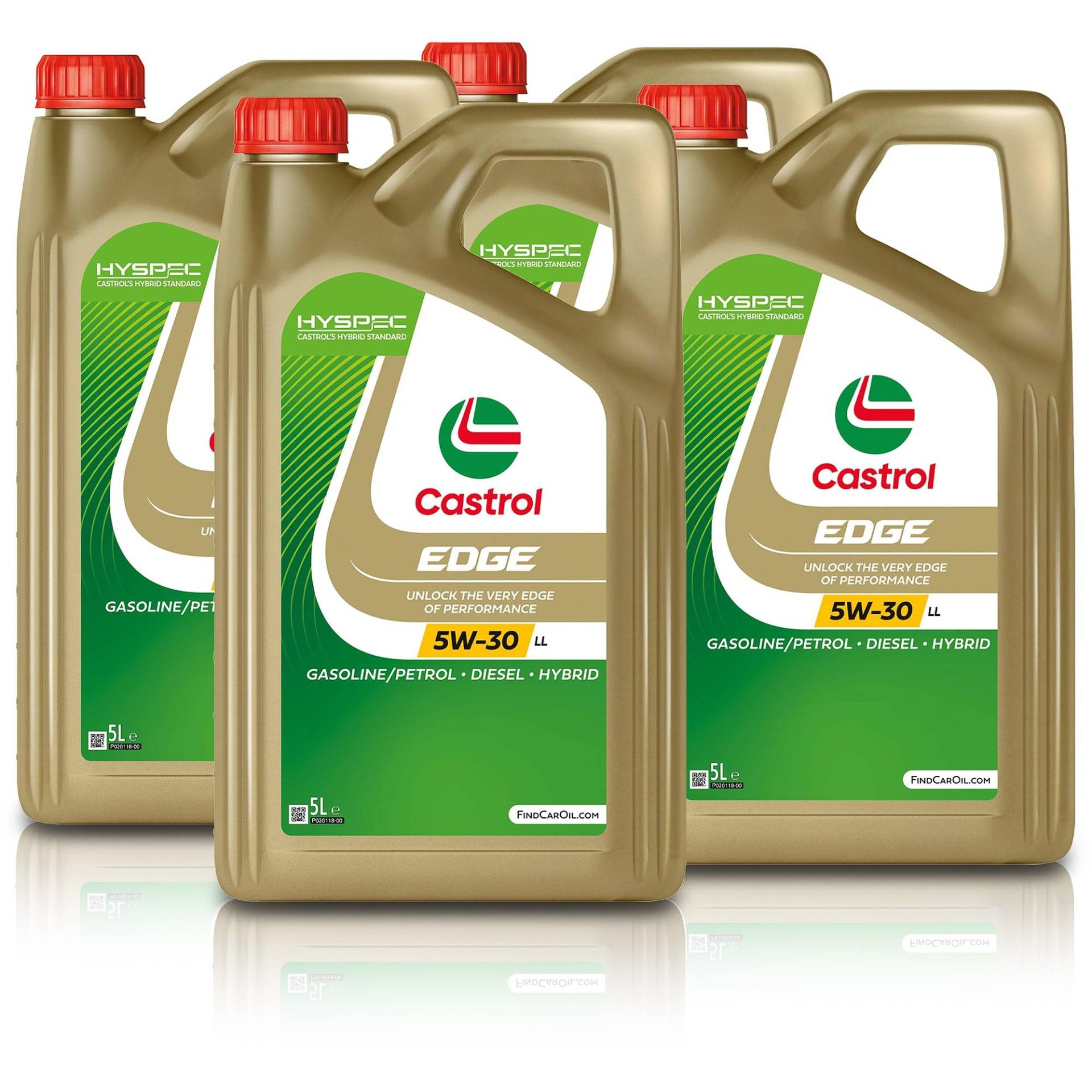 4x 5 L = 20 Liter Castrol Edge Fluid Titanium 5W-30 LL Motoröl 4x 5 L = 20 Liter Castrol Edge Fluid Titanium 5W-30 LL Motoröl von Castrol