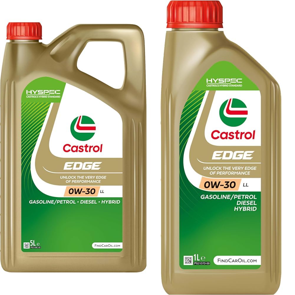 Bundle | Castrol EDGE 0W-30 LL Longlife Motoröl, 5L + 1L Bundle | Castrol EDGE 0W-30 LL Longlife Motoröl, 5L + 1L von Castrol