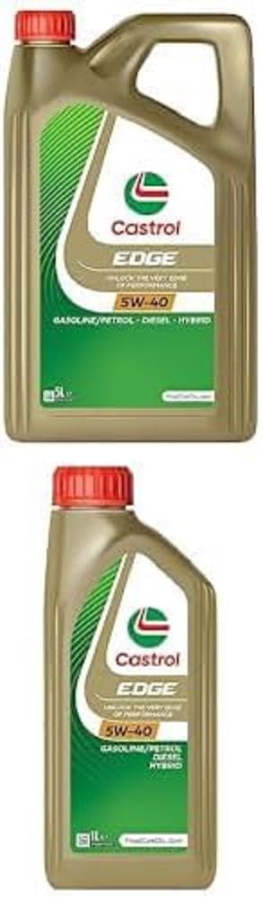 Bundle | Castrol EDGE 5W-40 Motoröl, 5L + 1L von Castrol