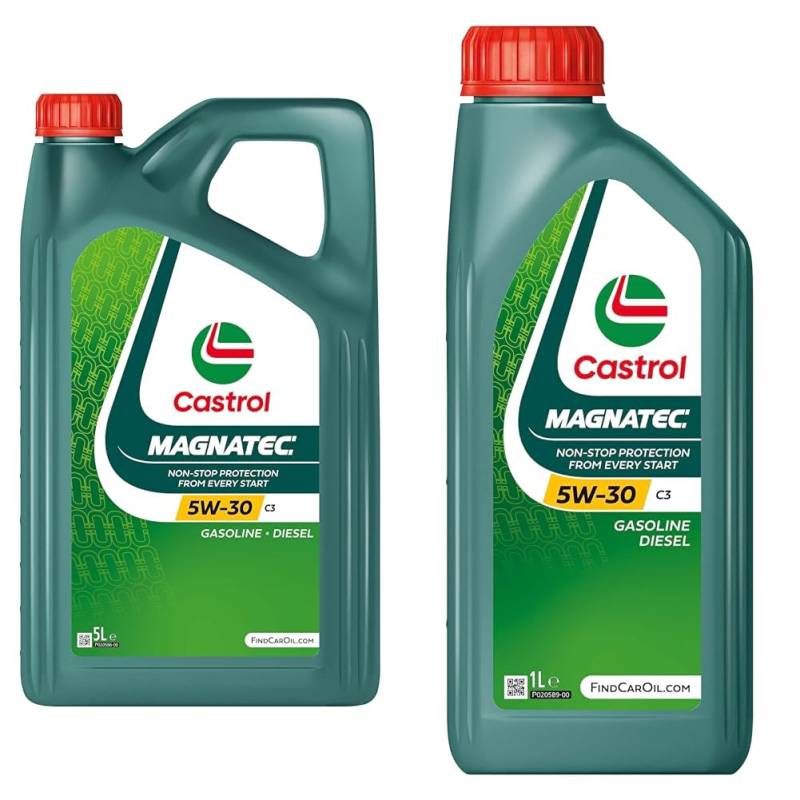 Bundle | Castrol MAGNATEC 5W-30 C3 Motoröl, 5L + 1L von Castrol