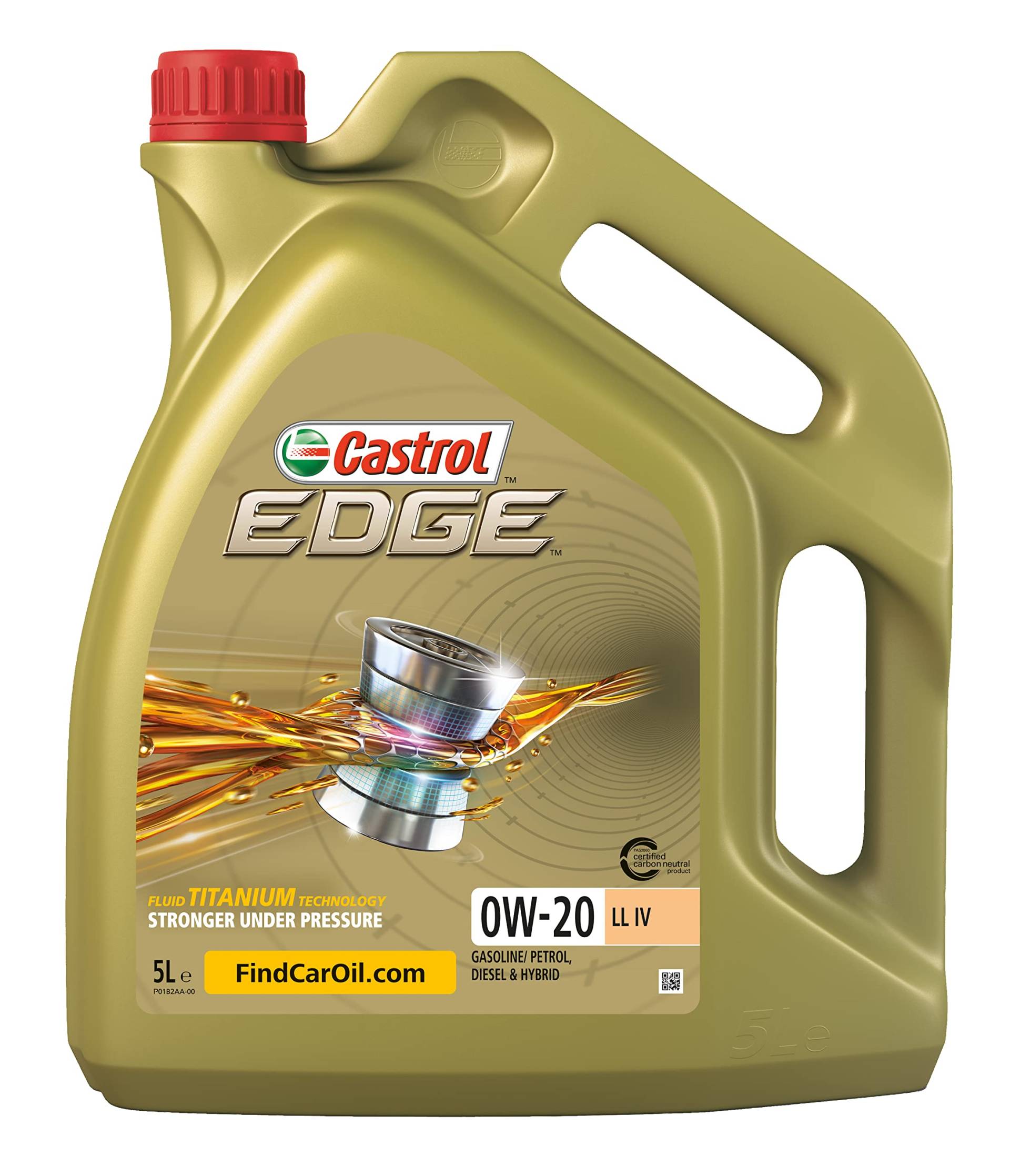 Castrol EDGE 0W-20 LL IV, 5 Liter Castrol EDGE 0W-20 LL IV, 5 Liter von Castrol