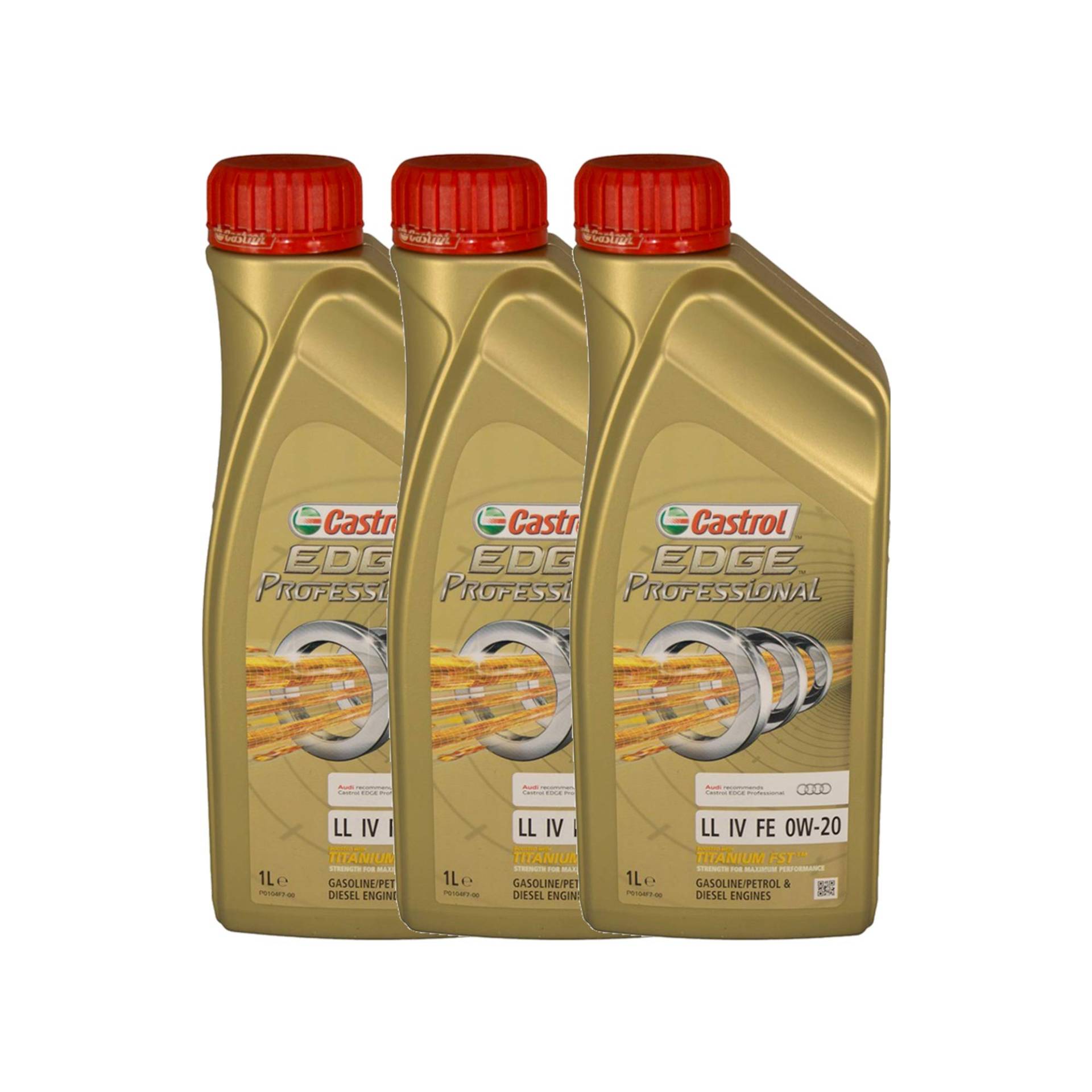 3L CASTROL EDGE Professional LL IV FE 0W-20 Motoröl PORSCHE C20 VW 508/509.00 von Castrol