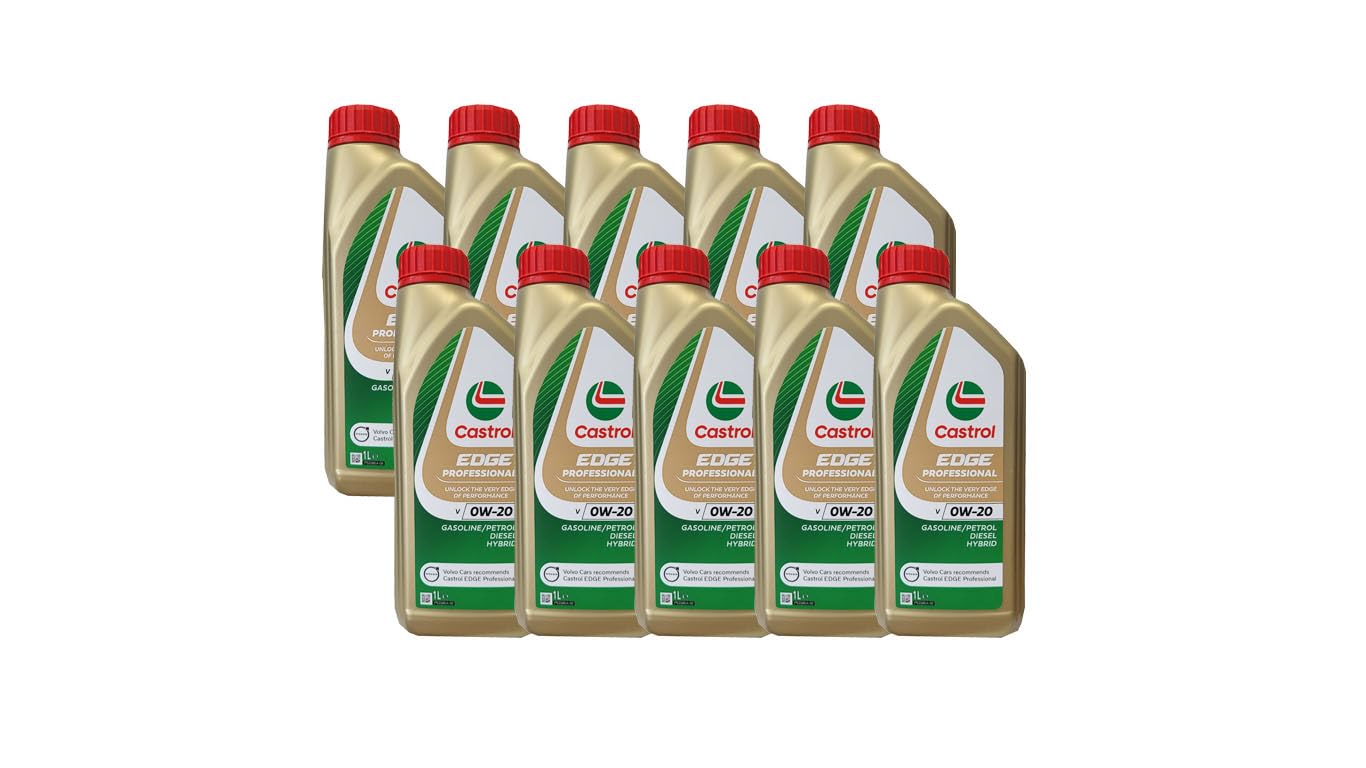 CASTROL EDGE Professional Motoröl ÖL TITANIUM FST V 0W20 C5 für VOLVO - 10 Liter von Castrol